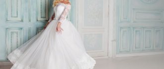 Classic fluffy “princess dress” with rings