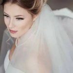 Features of bride&#39;s hairstyles with a veil