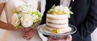 Свадебные торты с кремом - фото 2