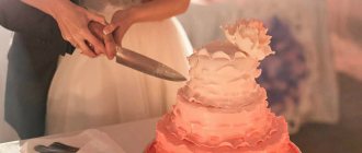 Свадебный торт без мастики 1