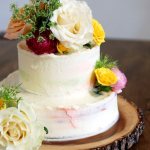 свадебный торт двухъярусный 8