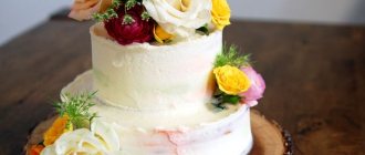 свадебный торт двухъярусный 8