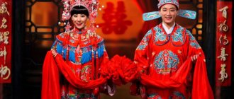Традиционная китайские свадебные наряды